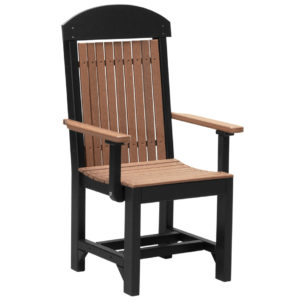 captain chair antique mahogany black
